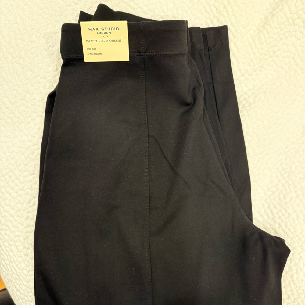 MAX STUDIO LONDON
Ponte Barrel Leg Pants - Picture 10 of 12